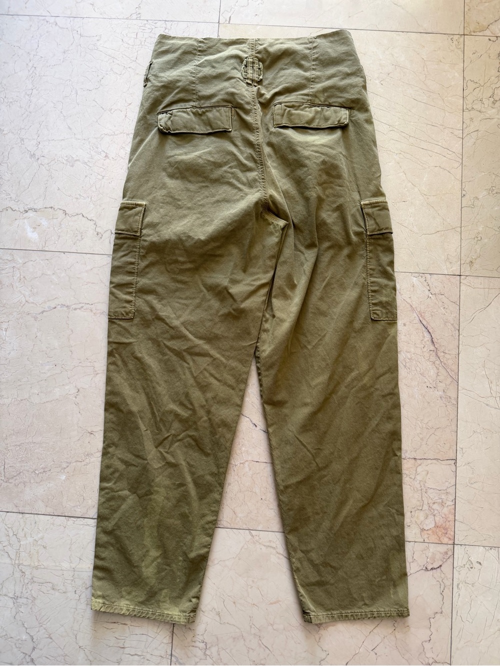Women’s Olive Green Cargo Pants - MOTHER - Picture 2 of 8